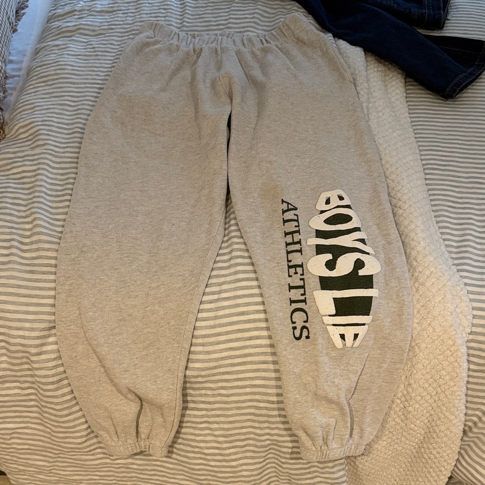 Boys Lie Gray Athletics Joggers
